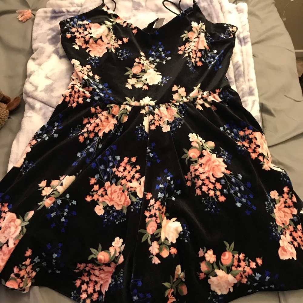 H&M velvet romper!